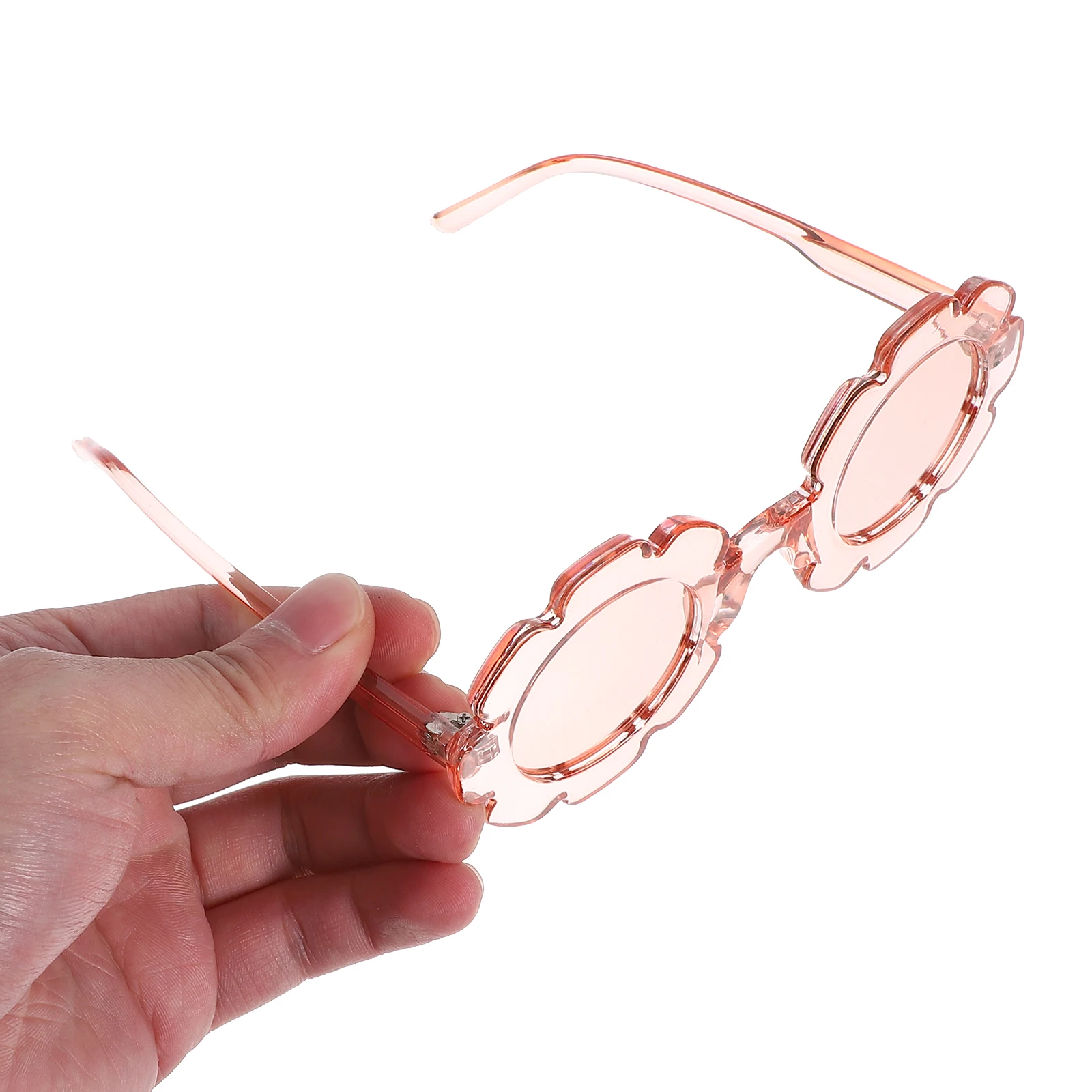 

Sunflower Glasses for Kids Transparent Frame UV Protection Child Toddler Girl Cute Sunglasses Durable Premium Plastic Gift Idea