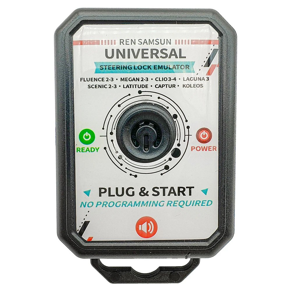 Best Price ESL EIS ELV Steering Lock Emulator Simulator With Voice For Renault Megane Fluence Clio Scenic Captur Latitude Dacia