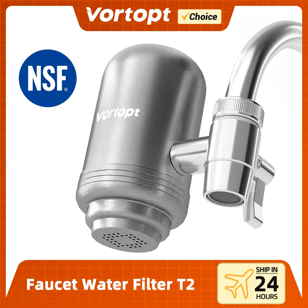 

Vortopt Stainless Steel Faucet Drinking Water Filter for Kitchen Accessories Tap Filtro Water Filtration Purifier 500 Gallons