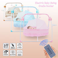 Automatic Electric Baby Cradle Baby Bouncer Bluetooth Rocking Chair With Music Soothing Artifact Bassinet