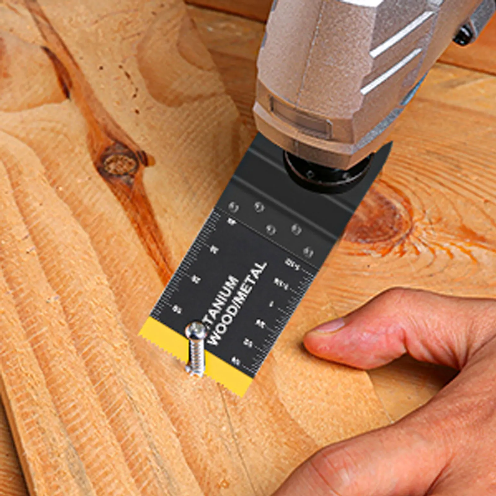 Set da 5 pezzi Lama per sega oscillante Lama per sega in metallo Tipo oscillante Lame multifunzione per accessori multiutensile per la lavorazione del legno
