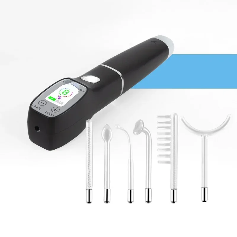 New Color Screen High Wave Electrotherapy Rod 6-Piece Set