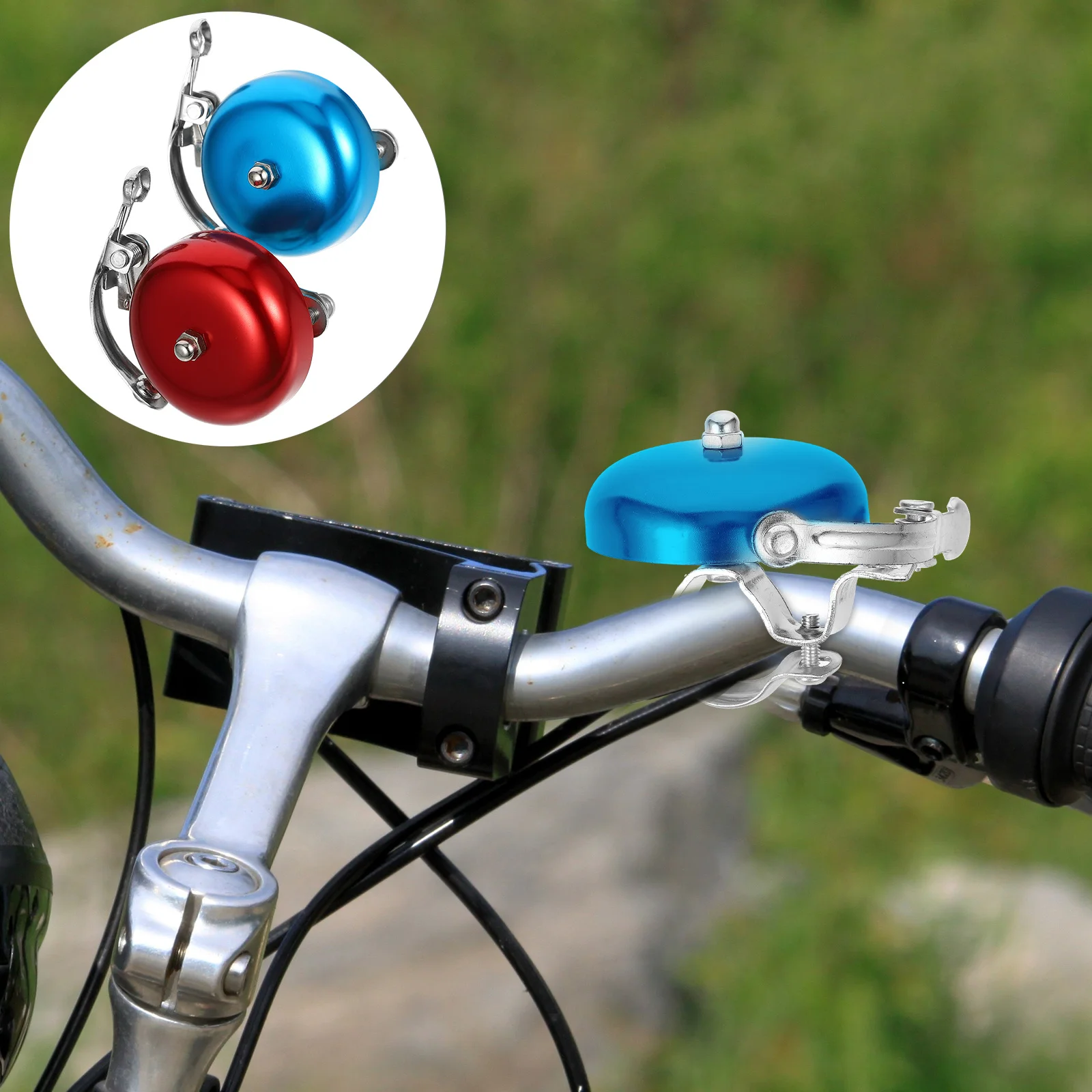 

2Pcs Convenient Bicycles Bell Anti-Loss Durable Protective Layer Suitable for Various Bikes Including Mountain Road Folding