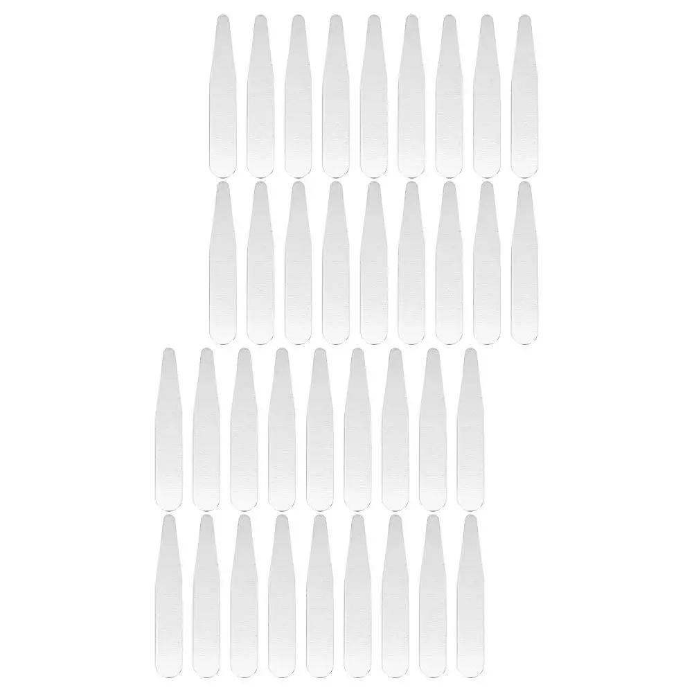 

36pcs Shirt Stays Metal Inserts For Men Dress Shirts Stainless Steel 2.2 Inch Collar Support Collar Supplies