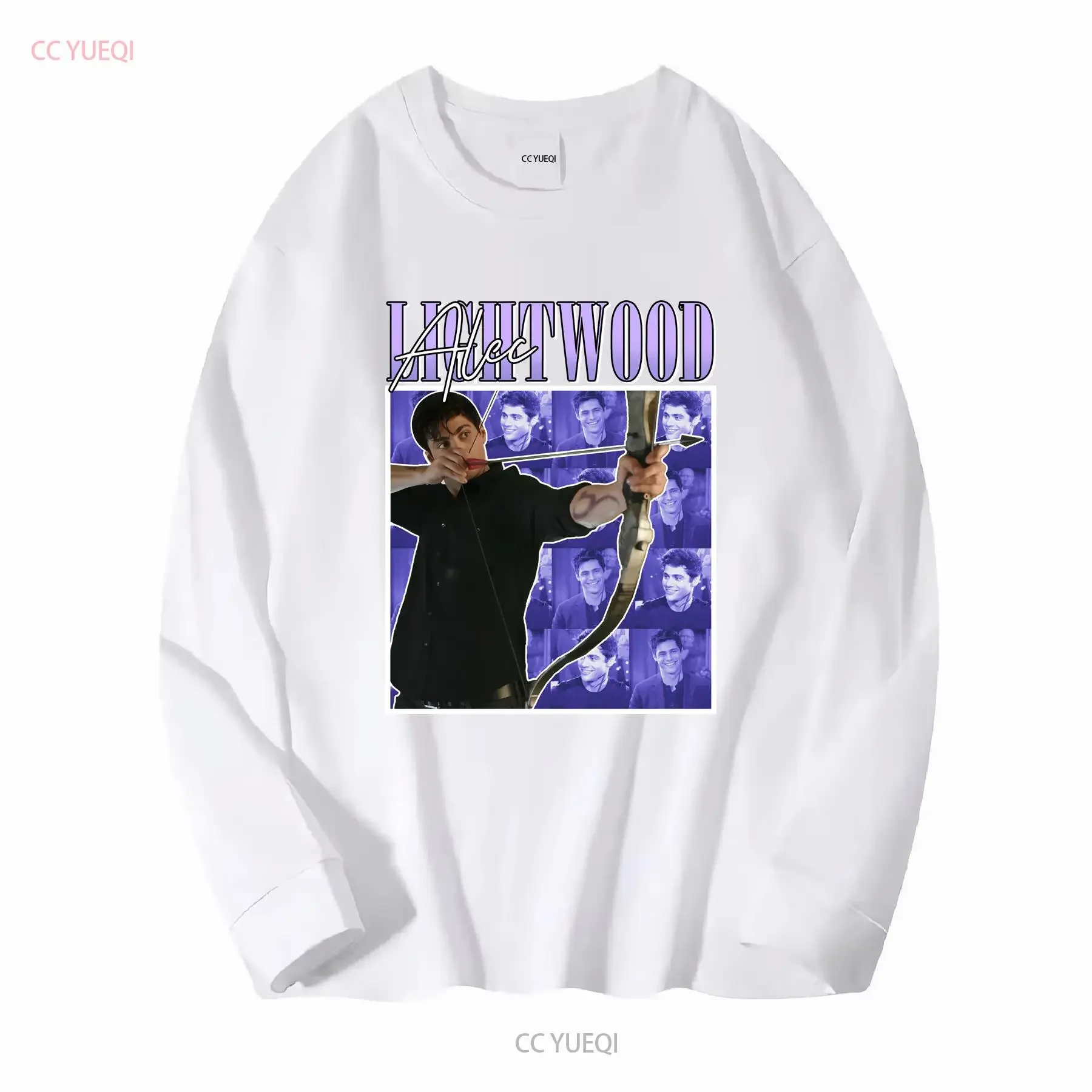 Alec Lightwood 90 s Vintage T Shirt long or short sleeves vintage Washed Stretched fashion Breathable Stylish view 4