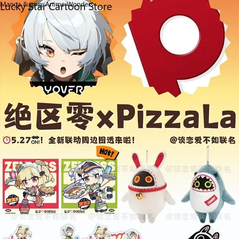 تأثيري أنيمي Zenless منطقة صفر X PizzaiLa بورنيس وايتا أنبي ديمارا شارة قلادة الهدايا الاكريليك حامل أرقام الدائمة علامة جديد