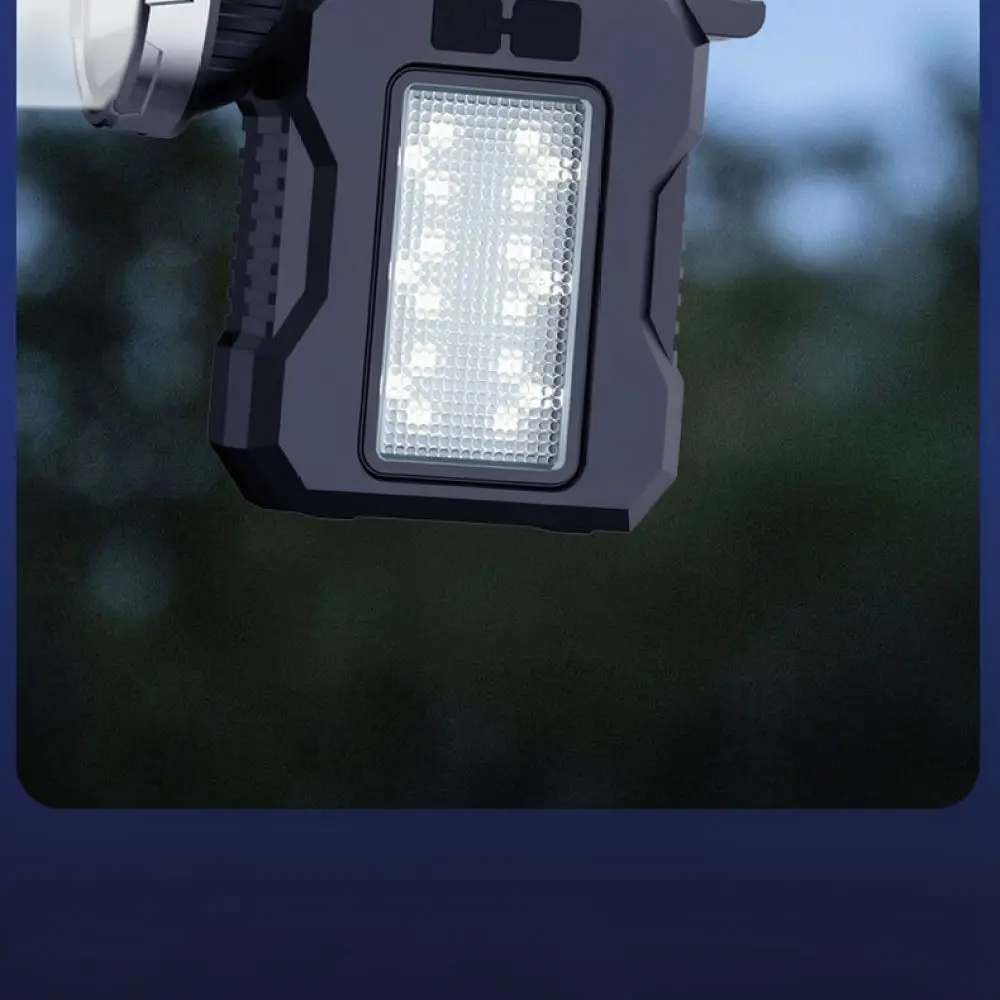 Portable Searchlight Handheld Led Torch High Intensity Rechargeable Light For Outdoor Camping Hiking Patrol Night Fishing