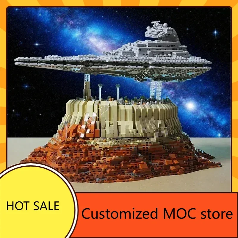 

5098 шт., суверенность над городом Суши, космическая война, MOCBattleship DIYA, сборка, архитектура на день рождения, головоломка, Рождественский подарок, детский возраст