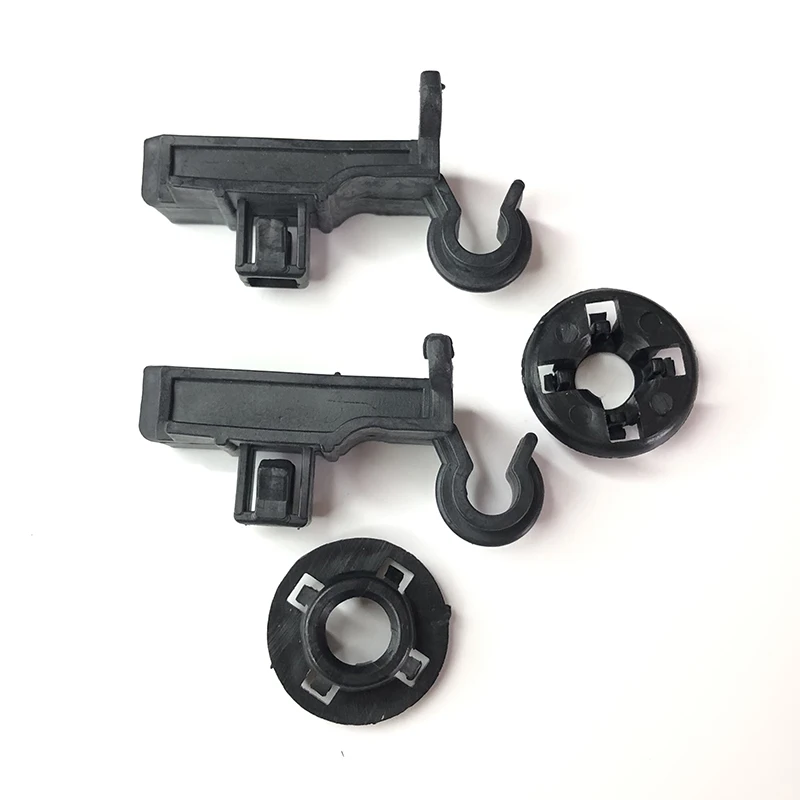 2Pcs/set Car Black Hood Prop Rod Clip Grommet Fit for Toyota Corolla E120 9th generation 2003-2008 53452-02060 90480-15034