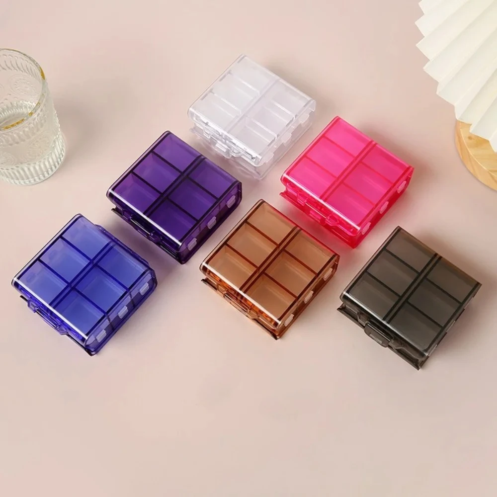 

Новый популярный портативный чехол для таблеток с 12 сетками для беременных, небольшой органайзер, еженедельный дорожный чехол для хранения, контейнер для витаминов, рыбьего масла, ежедневно