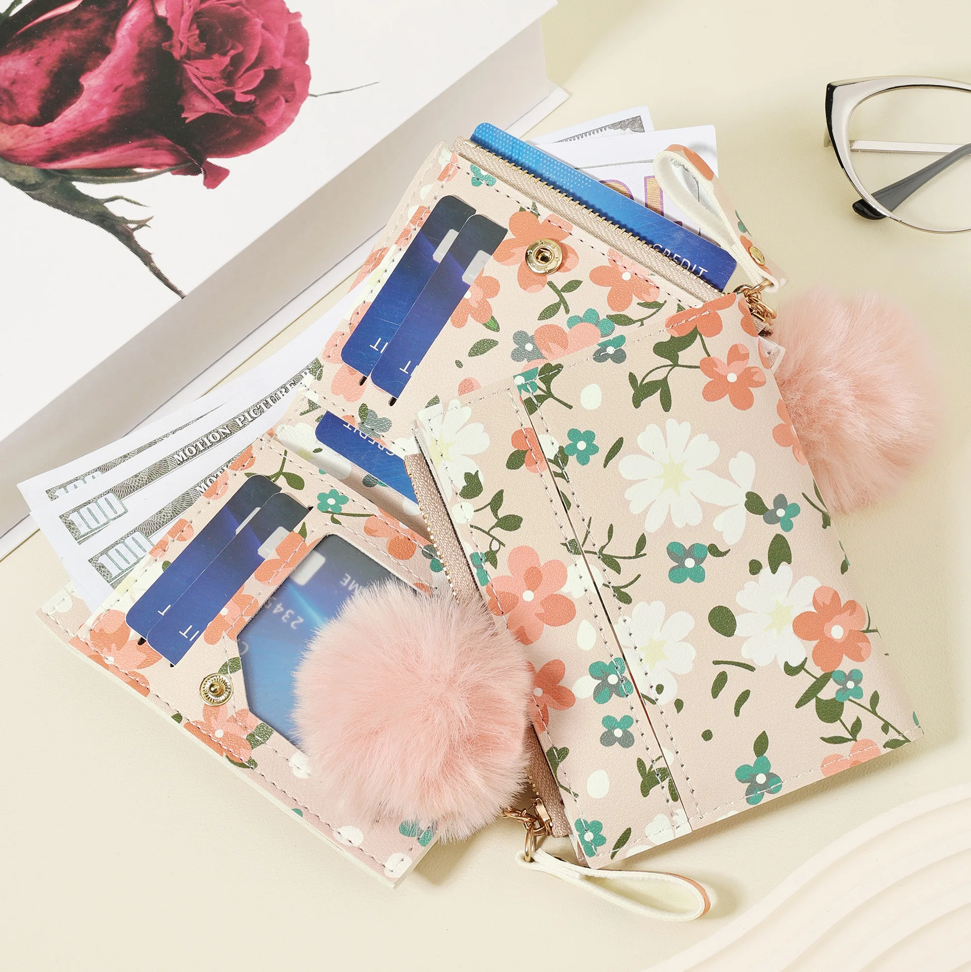 Ultra Thin, Lightweight, Portable Card Holder For Cash, Id Card, Credit Card, Coin Pocket Wallet, Fashionable Zipper Wallet, Hig