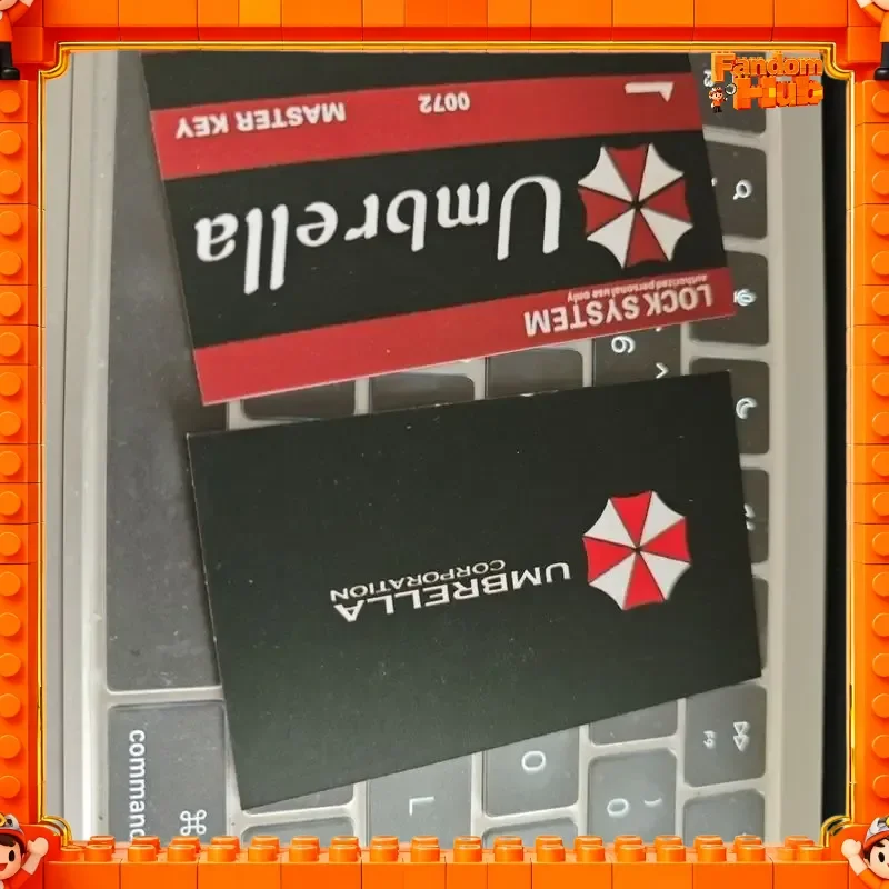 وصول جديد الشر المقيم المظلة شركة بطاقة الوصول بطاقة الهوية بطاقة الهوية الفيلم تأثيري الدعامة نموذج تحصيل الديكور لعبة هدية #5