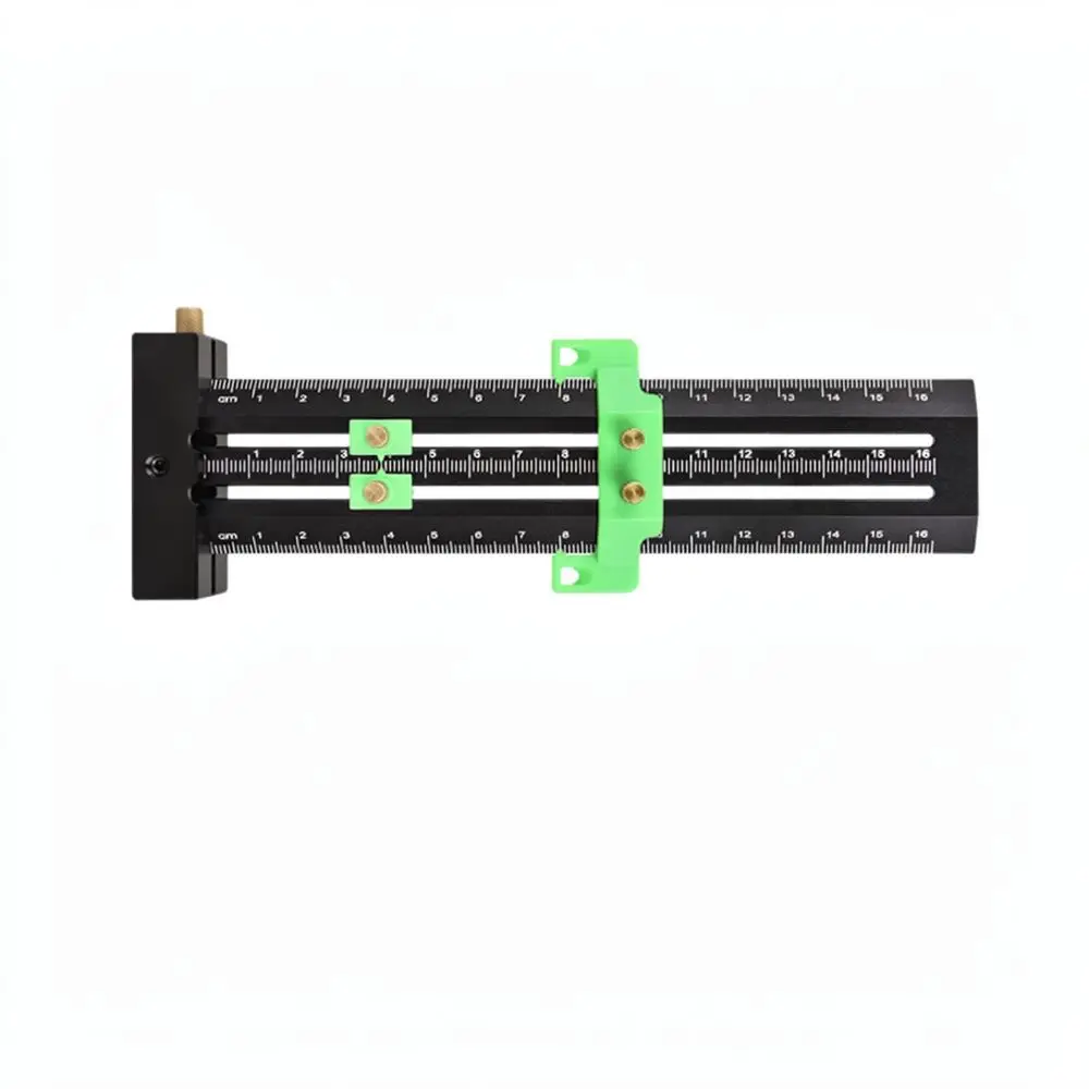 Portable T Type Scriber Woodworking Marking Gauge Parallel Vertical Line Finder Steel Needle Accurate Carpentry Tool Set