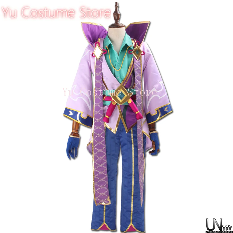 Disfraz de Yu, juego LOL Prestige Spirit Blossom Yi, disfraz de Cosplay, uniforme de Halloween, trajes de fiesta de Carnaval para hombres, ropa Cos