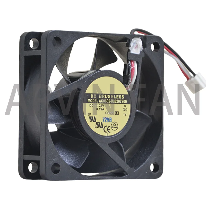 AG06024UB207200 24V 0.19A 6015 6cm DC Heat Dissipation Fan