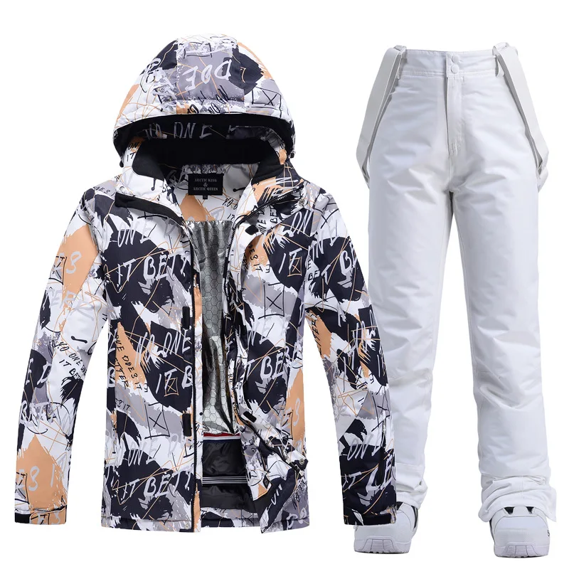 2023 New Ski Suits Women Men Outdoor Waterproof Windproof Skiing Overalls Clothes Winter Thermal Thickened Snowboarding Sets