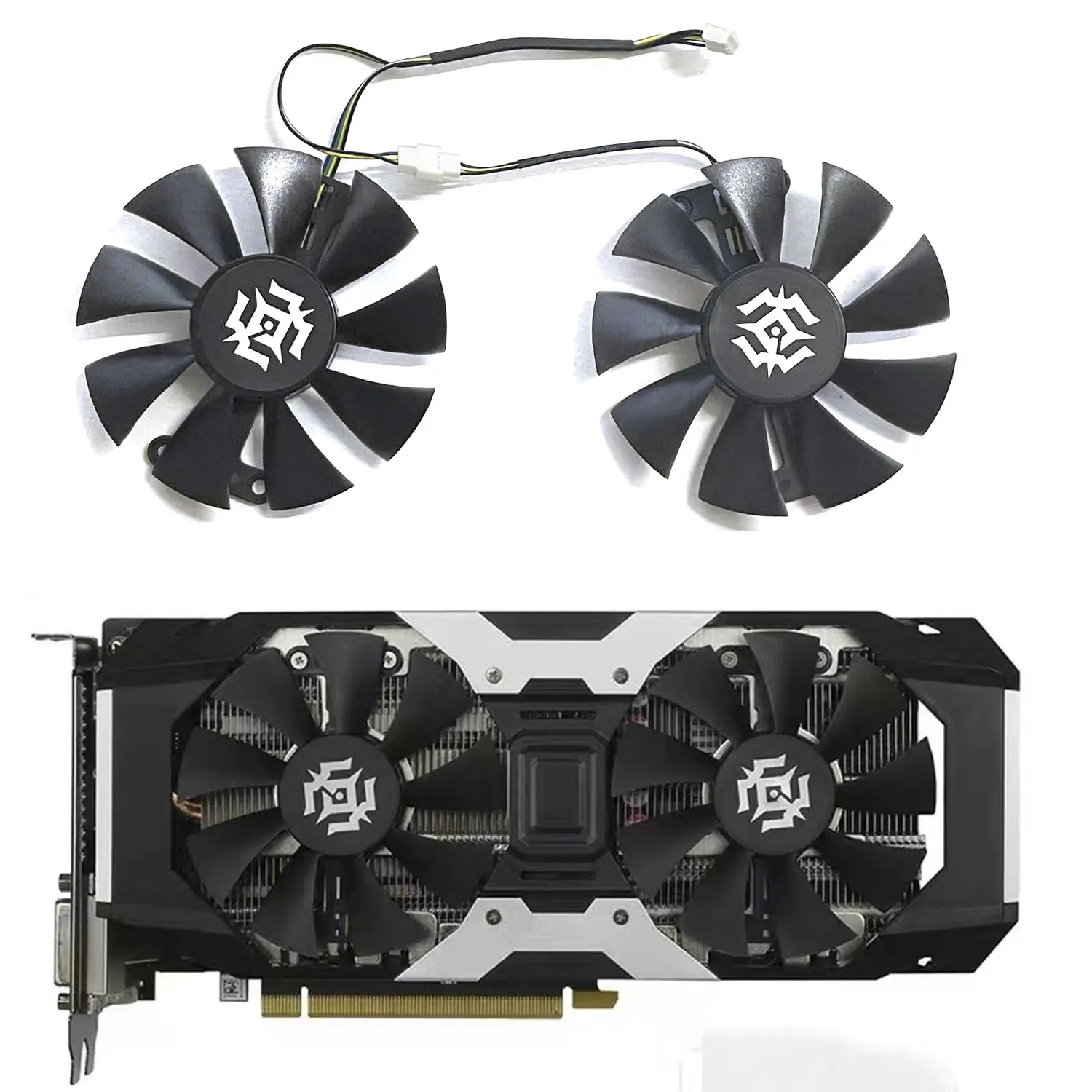 

New GPU fan 4PIN 85MM GA91S2H DC 12V 0.35A suitable for Zotac GTX 1050 1050TI 1060 X-GAMING graphics card cooling
