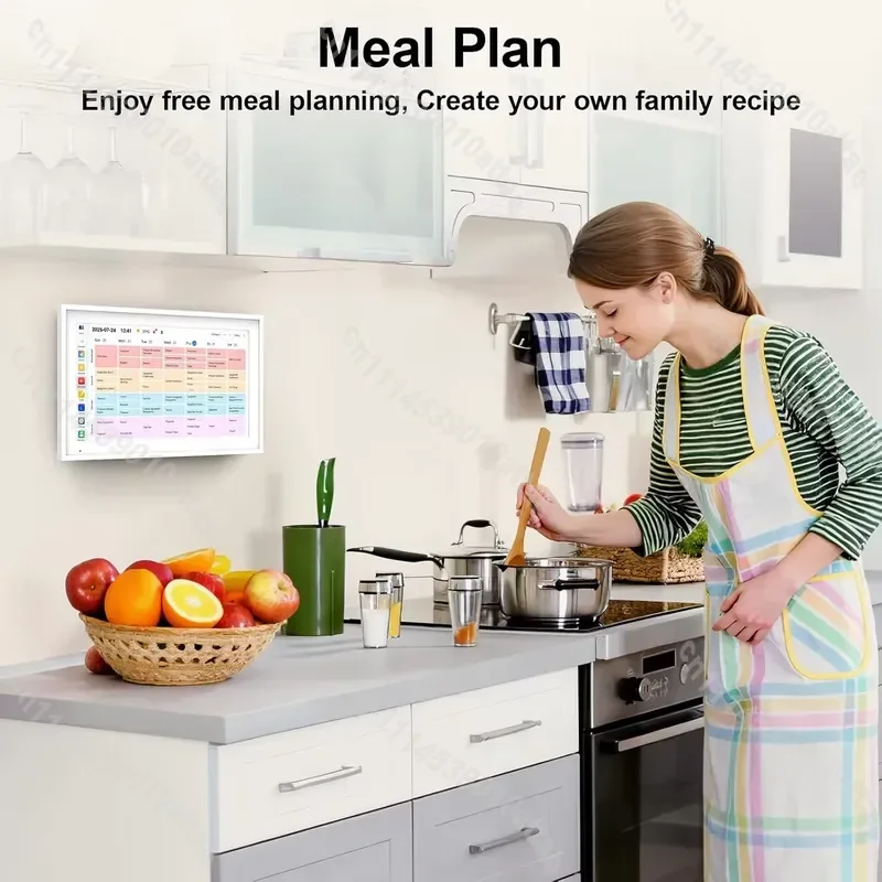 15.6 Inch Digital Family Calendar Smart Wall Mount Photo Frame All in One Task Planner Home Office Schedule Organizer Display