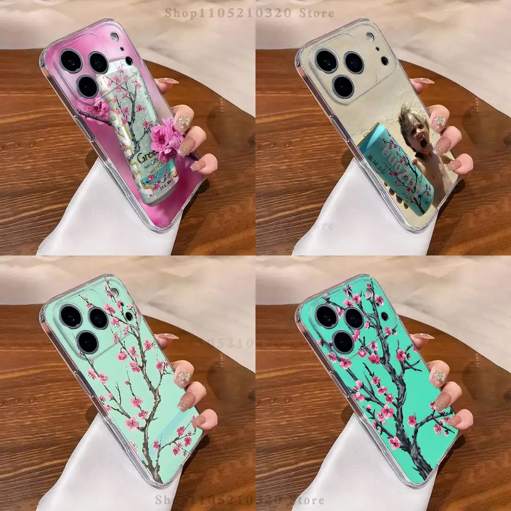 

A-Arizona Green Tea Phone Case For iPhone 17,16,15,14,13,12,11 Pro,Max,Plus,X,XS,XR,SE4,E Mini Transparent Soft Cover