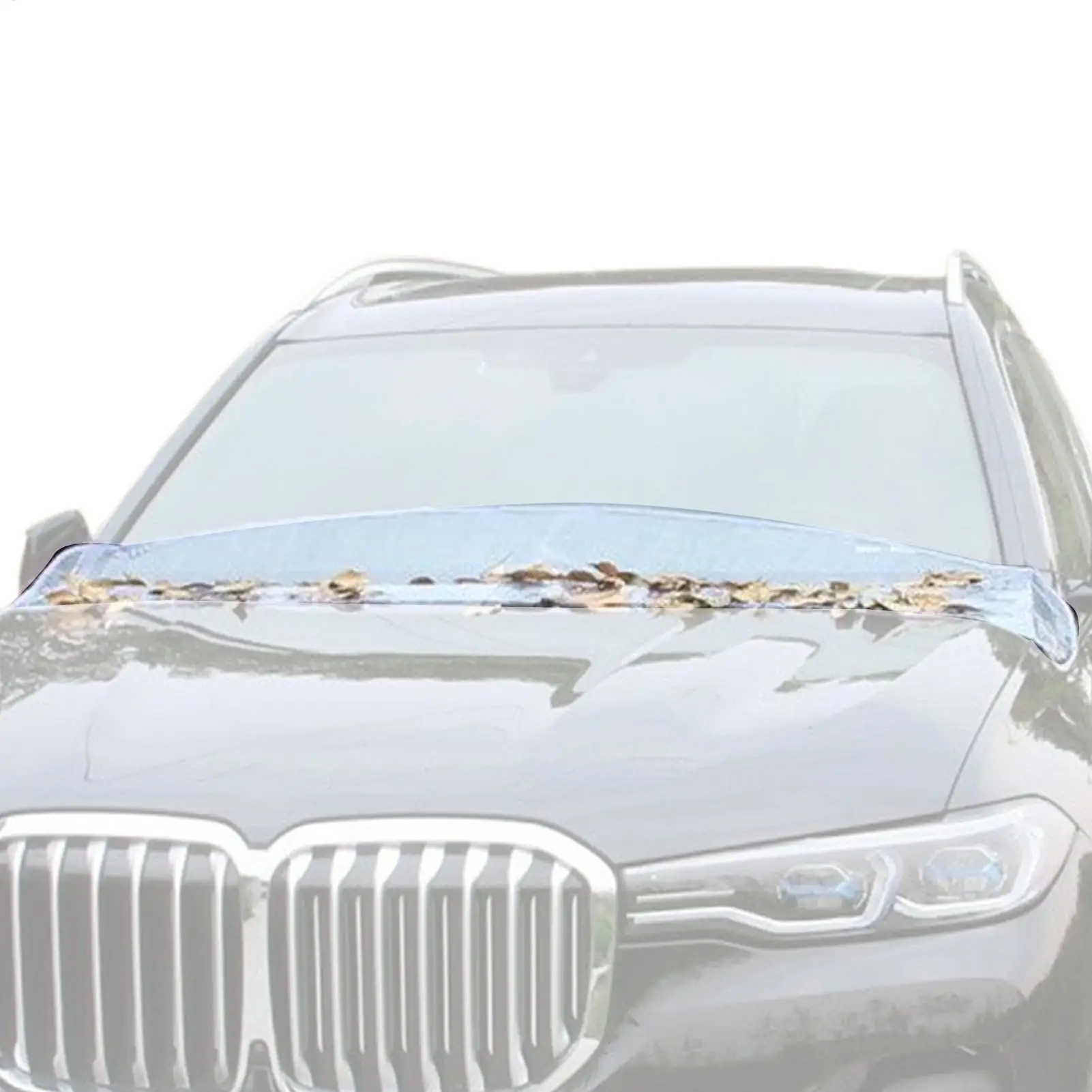 Windshield Protector Front Windshield Rain Trough Protection Cover Dust-Proof Guard Protective Pad Block Fallen Leaves For Fall