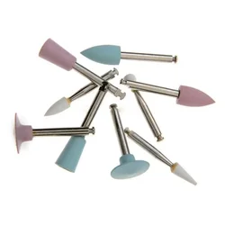 9pcs/Box Dental Composite Polishing for Low Speed Handpiece Contra Angle Kit RA0309 Resin Sanding Polishing Set