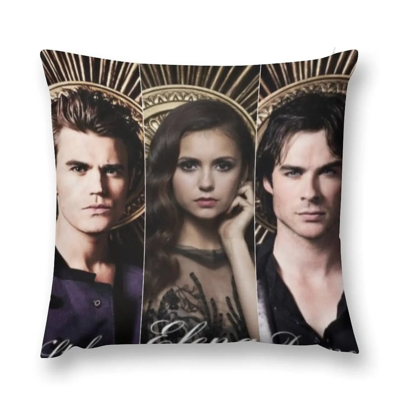 Tvd Cast Photoshoot Throw Pillow Christmas Covers Sofa Cushion Cover autumn decoration Cushion Cover For Sofa pillow