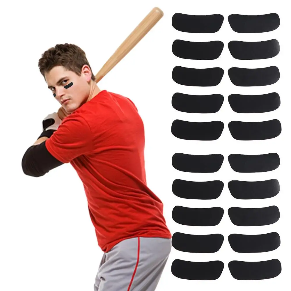

Adults Kids Face Eye Strips Sports Under Eye Adhesive Baseball Eye Stickers PVC Writable Eyeblack Sticker Softball