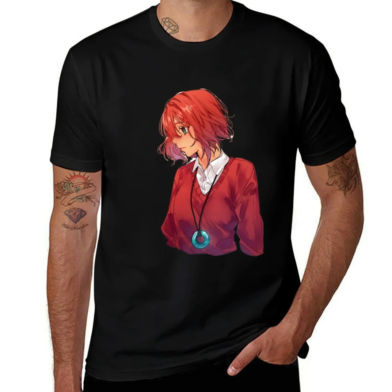 

The Ancient Magus Bride Hatori Chise T-Shirt gifts for boyfriend oversize t-shirts man designer shirts men t shirt
