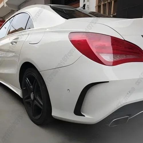 Imagen 2 del producto Para Mercedes Benz CLA clase W117 C117 CLA200 220 250 260 45 AMG 2013-2019 alerón de parachoques trasero cubierta de ventilación cubierta lateral Canard