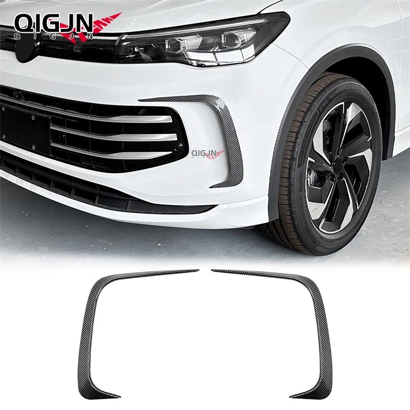 

For VW Volkswagen Tiguan MK3 Standard 2024+ Car Front Bumper Fog Grille Lamp Cover Wind Knife
