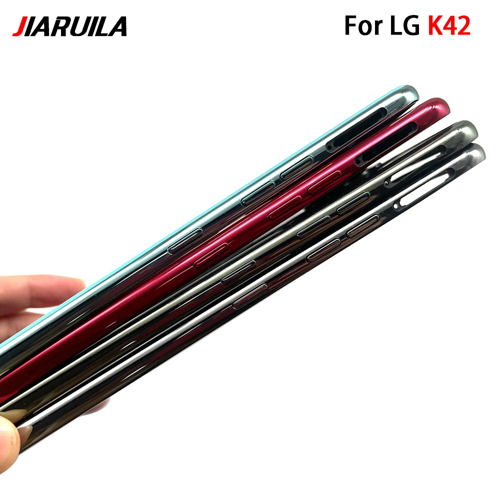 New Middle Frame With Antenna For LG K42 K52 K61 K62 Middle Frame Housing Frame Panel Rear Housing Case Panel Replacement Parts