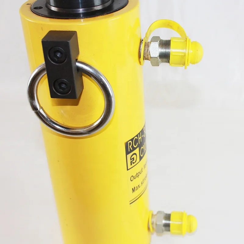 Double Circuit Hydraulic Hollow Cylinder Jack RCH-30200 30 Ton Max Stroke 200MM Cylinder Hydraulic Separated Jack