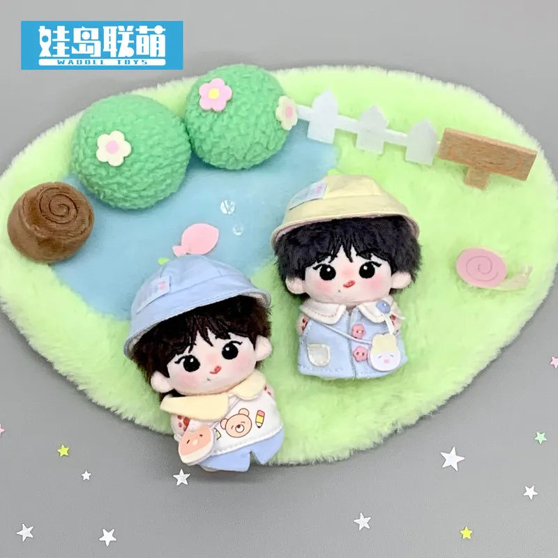 Doll Isle Union 5cm Cotton Doll Clothes Kindergarten Spring Outing Series Outfit Set Cute Animal Pattern Design