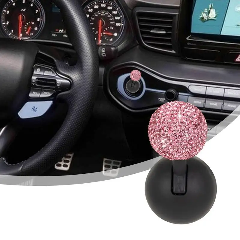 Automotive Start Button Rocker Decorative Ball-Bar Car One-Button Start Joystick For RV Car Engine Start Stop Button