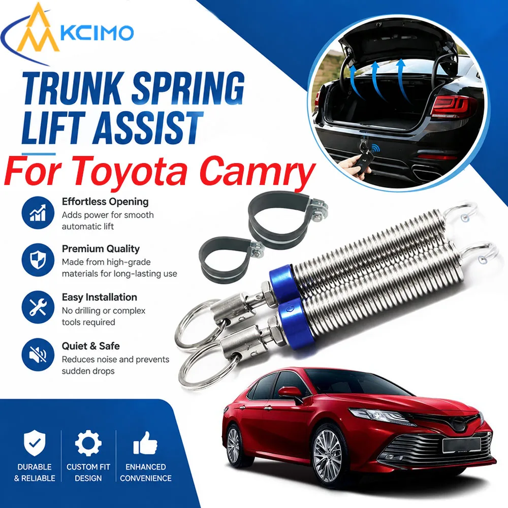 No-Drill Tailgate Spring Lift Assist For Toyota Camry, Direct Fit Rear Boot Lid Support, Car Trunk Replacement Accessory