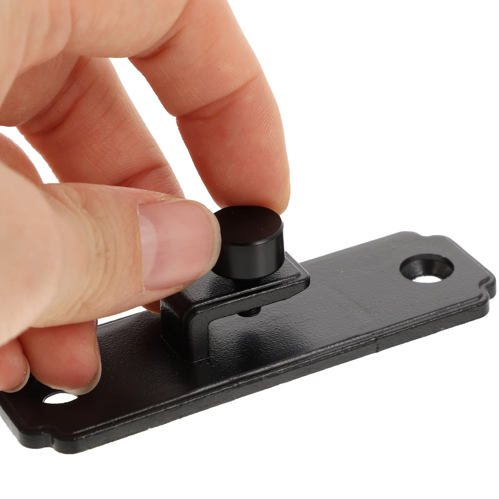 Cerradura de puerta corrediza de Granero, pestillo de puerta de Granero resistente de acero inoxidable de 180 grados, pestillo de puerta de instalación rápida para jardín y baño