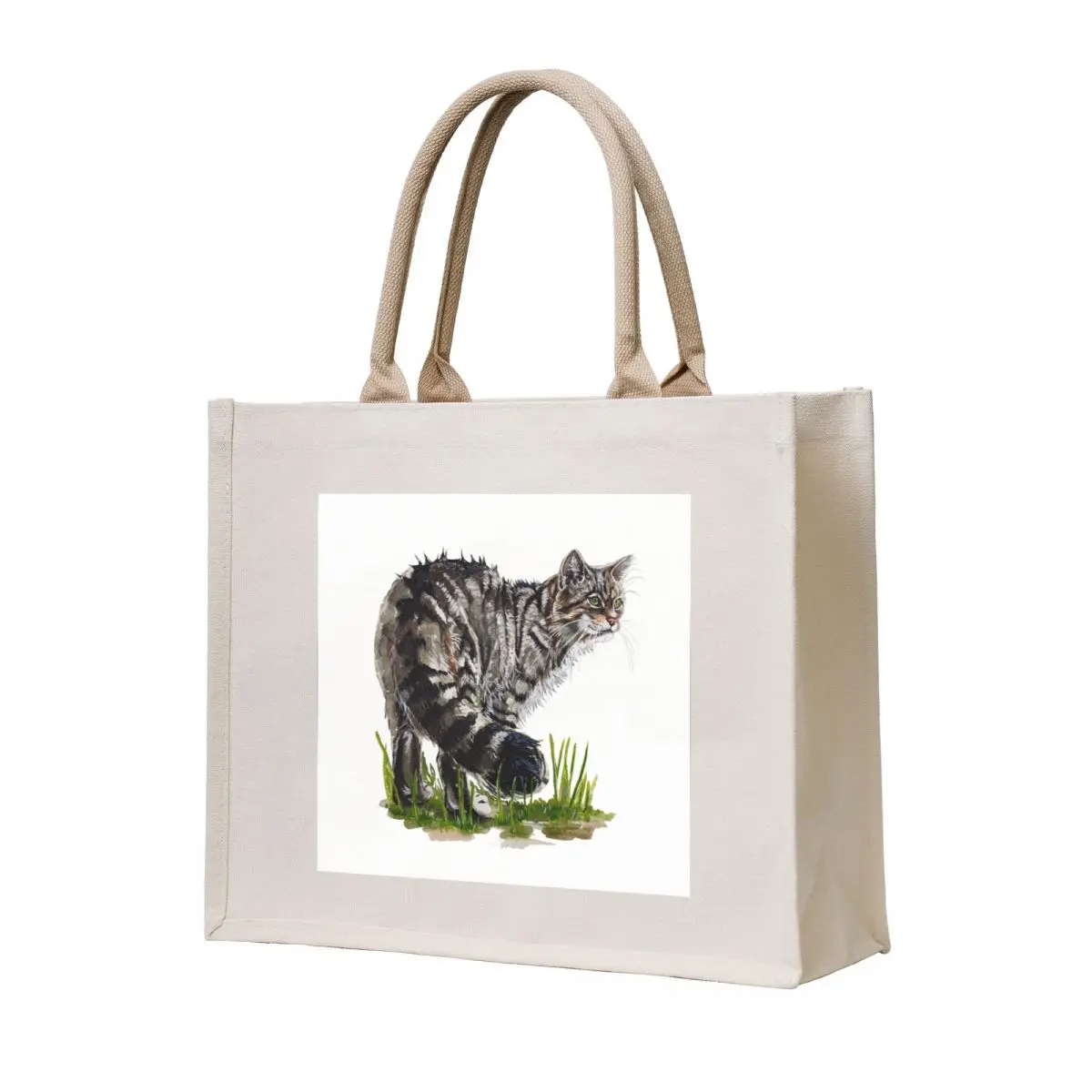 

Scottish wildcat Tote Bag shopper bags hand bag ladies Canvas stote bag Custom
