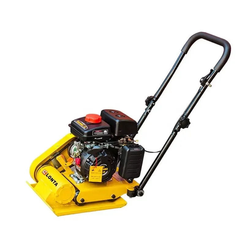 LONTA Factory Hand Held Engine Tamper High Performance Petrol Electric Vibrating Soil Earth Plate Compactor
