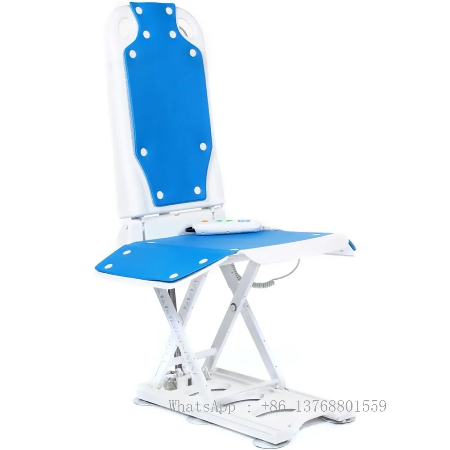 Electric Chair Lift, Get Up From Floor, Floor Lift, Can Be Raised To 20” Help You Stand Up Again, Item Weight 30 LBS,Blue