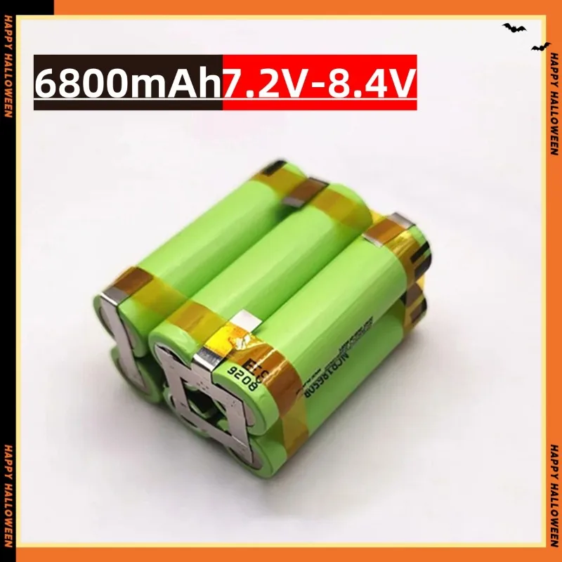 Original NCR18650B 3S1P-5S2P 12V 16.8V 21V 25V 18650 Battery Pack 6800mah 20A Discharge Current for Shura Screwdriver Battery