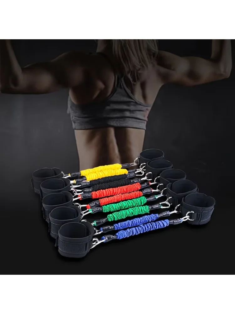 Leg Bouncing Tension Rope Puller Taekwondo Training Belt Ankle Elastic Rope Side Training Tension Belt Resistance Rope