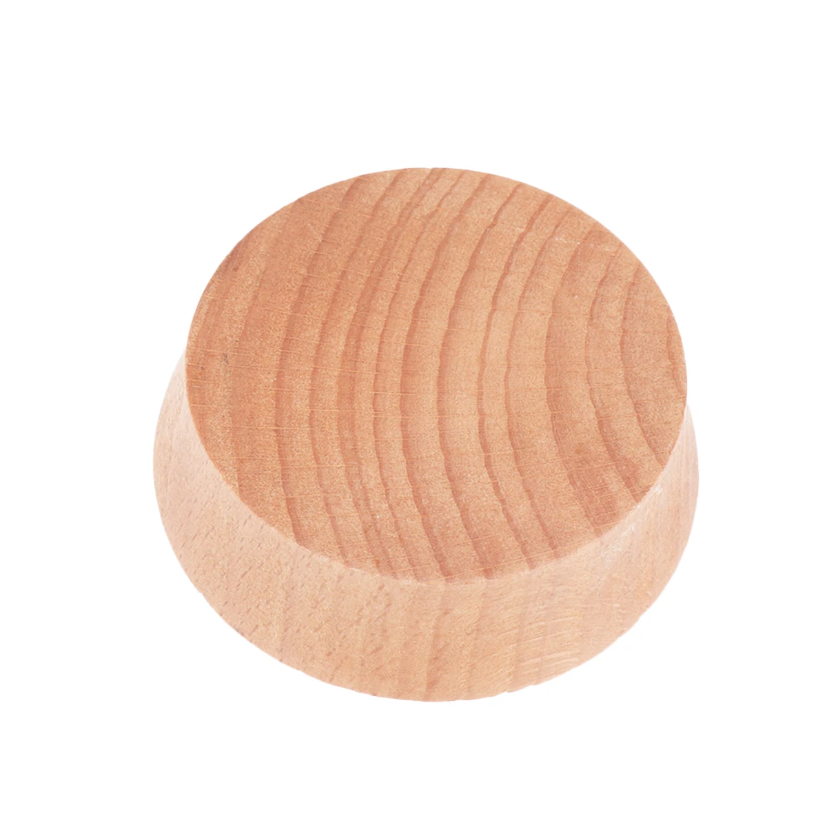 

4Pcs Round Sauce Dishes Solid Wood Mini Soy Sauce Bowls Compact Portable Seasoning Plates for Home Kitchen Picnic Bbq Condiment