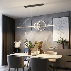 Plafonnier LED au Design Minimaliste Moderne, Luminaire Décoratif de Plafond, Idéal pour une Salle à Manger ou un Bar