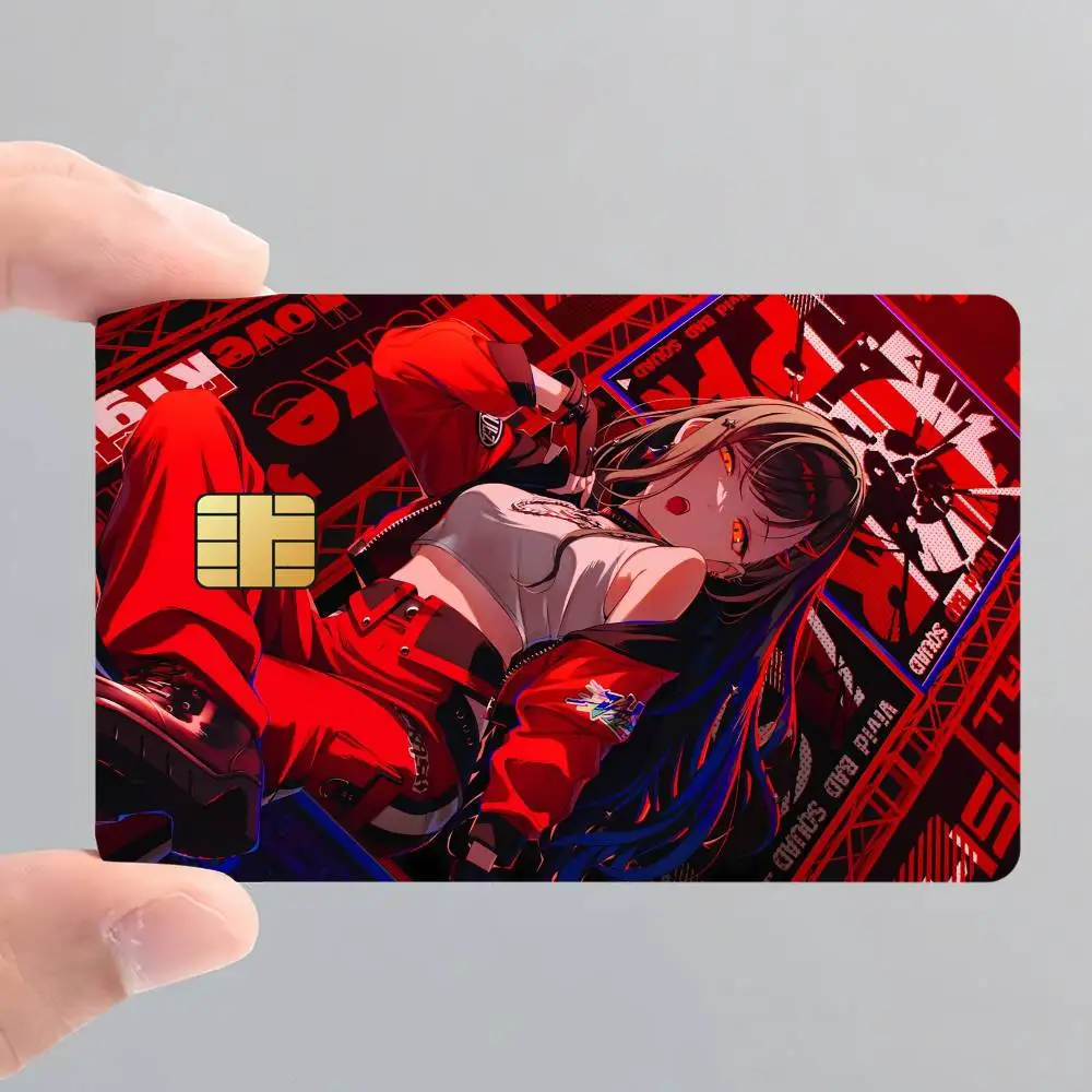 An Shiraishi Game Project Sekai Card Stickers for Bank Access Protective Waterproof Film Cover Sticker Surprise Gift