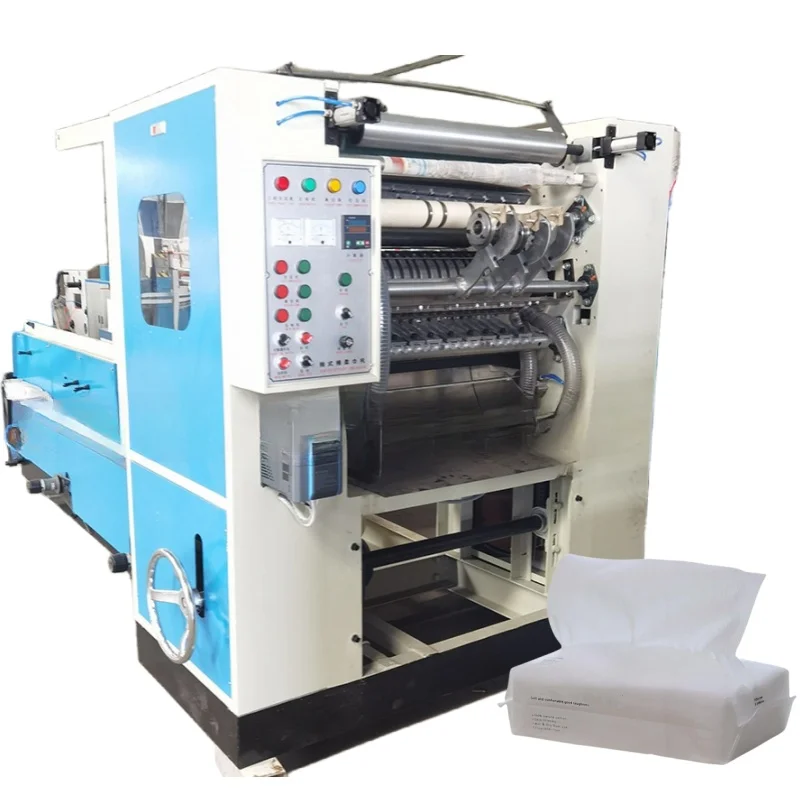 Fully Automatic Industrial Facial Tissue Production Line for Hotels Home Use New Condition Gear Core for Manufacturing Plants
