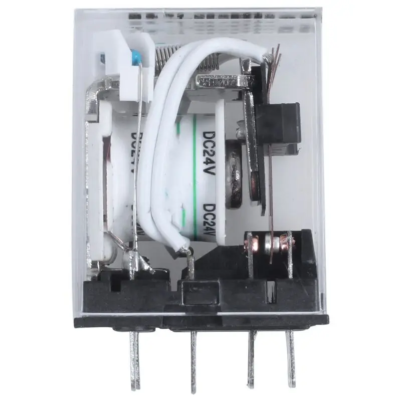 QWE-5X DC 24V Coil Volt 4PDT 14 Pin Terminal Electromagnetic Relay HH54P
