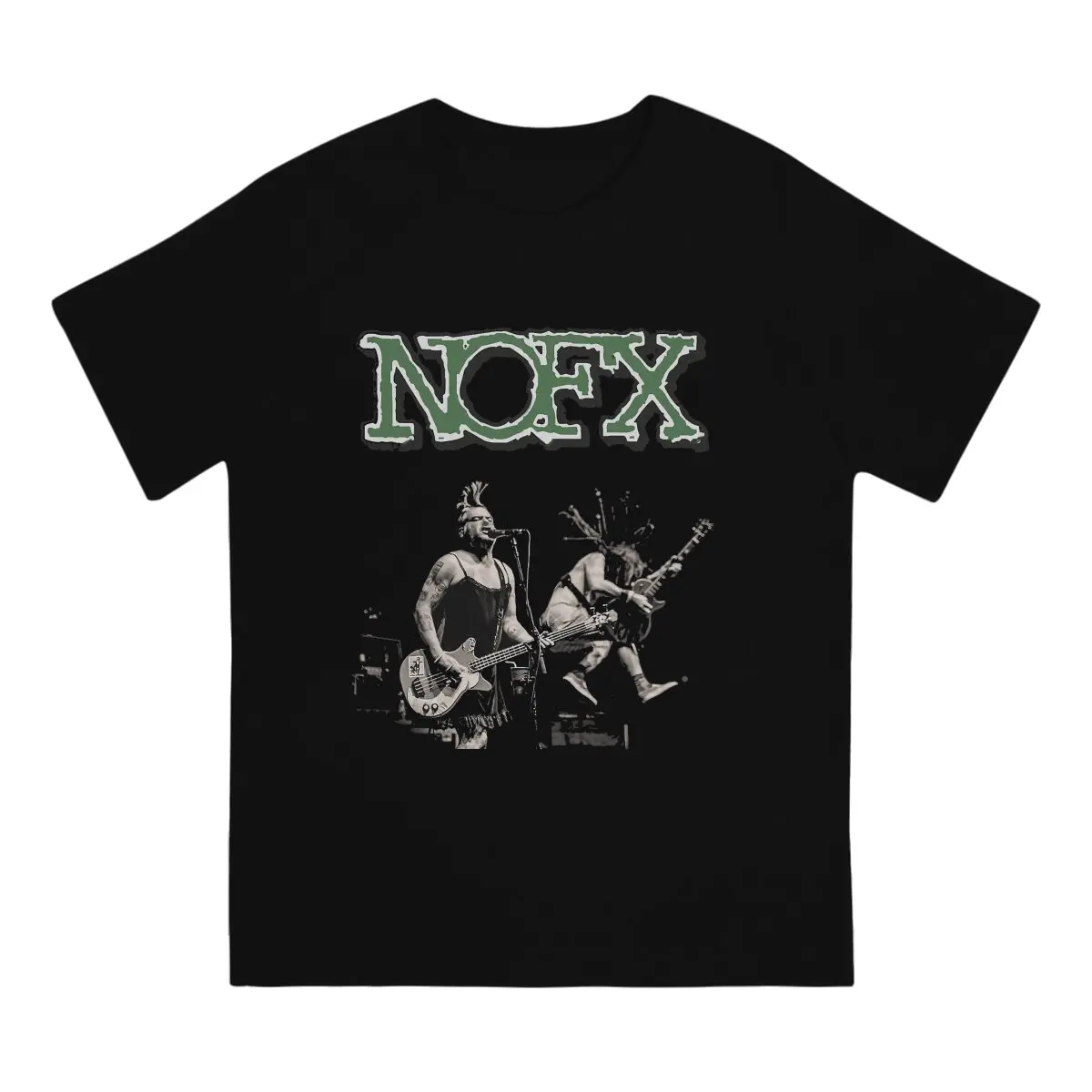 Punk Concert Man\'s TShirt NOFX O Neck Short Sleeve 100% Cotton T Shirt Humor Top Quality Gift Idea