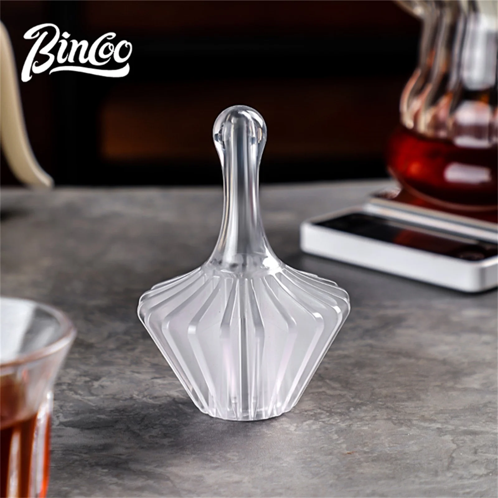 Bincoo Filter Paper Holder, Heat-Resistant Tritan Coffee Press Ring, Pour Over Assistant, Household Coffee Accessory - Image 5