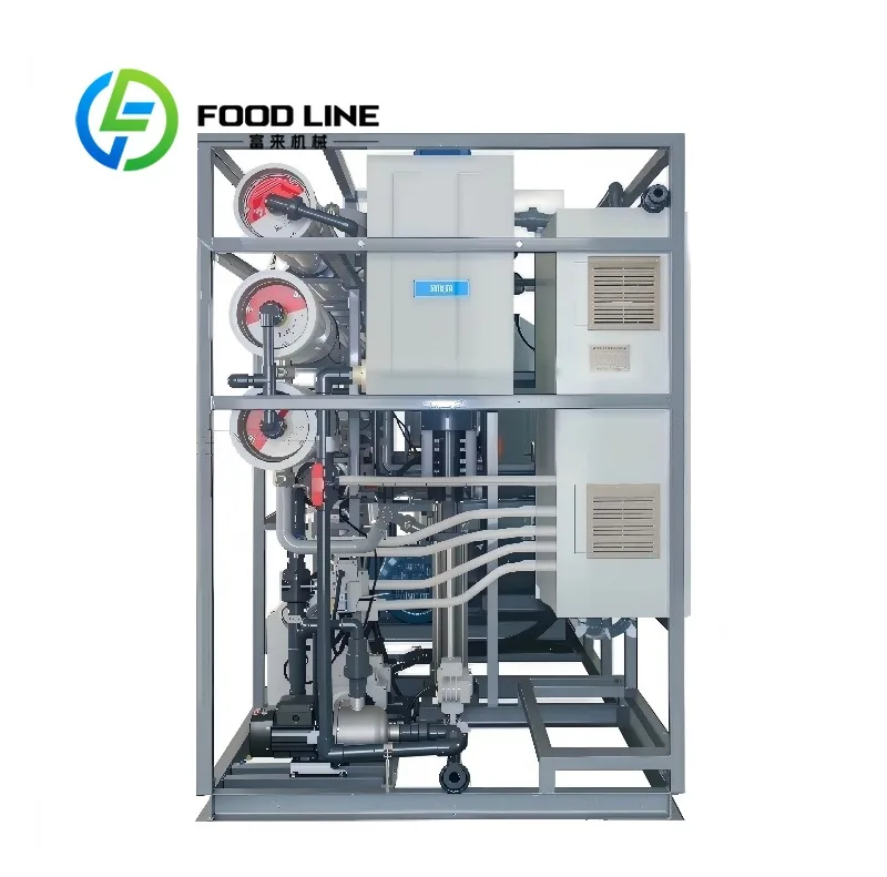 6000L H RO Water Purification System 5kW 380V 1 Year Warranty for Industrial Treatment Plant Customize