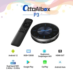 P3 Carplay Ai TV Box sistemas inteligentes coche reproducción Android Auto adaptador inalámbrico para Netflix Spotify Día del Padre novio regalo